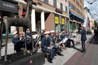 SWind band in Turku on 31 August 2013, 175 years anniversary of Finnish Voluntary Fire Brigade activity. Photo: Kimmo Stjärnstedt