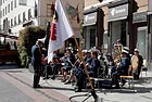 Wind band in Turku on 31 August 2013, 175 years anniversary of Finnish Voluntary Fire Brigade activity. Photo: Kimmo Stjärnstedt